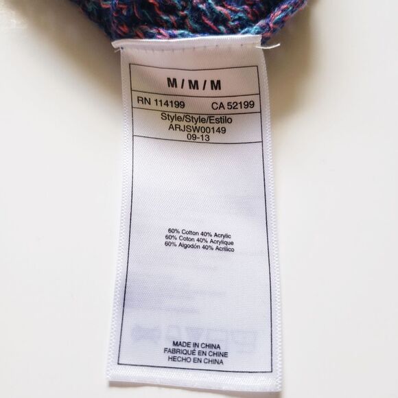 ROXY Purple/Pink Big Knit Sweater - Medium - - Picture 9 of 12